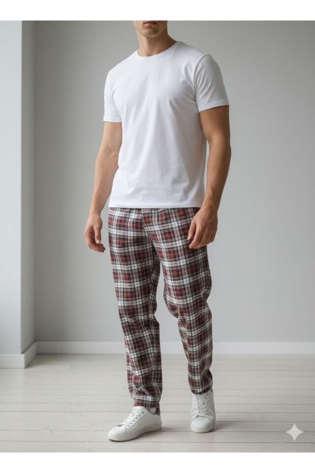 Erkek Pamuklu Pijama Altı