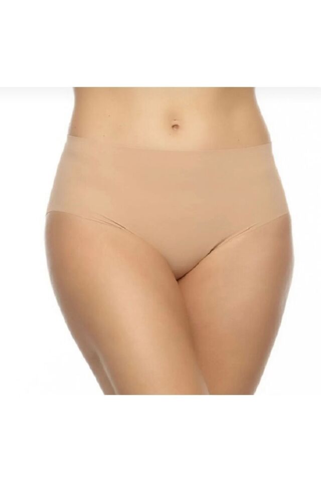 Kadın 3'lü Siyah Dikişsiz Lazer Kesim Iz Yapmaz Bikini Külot