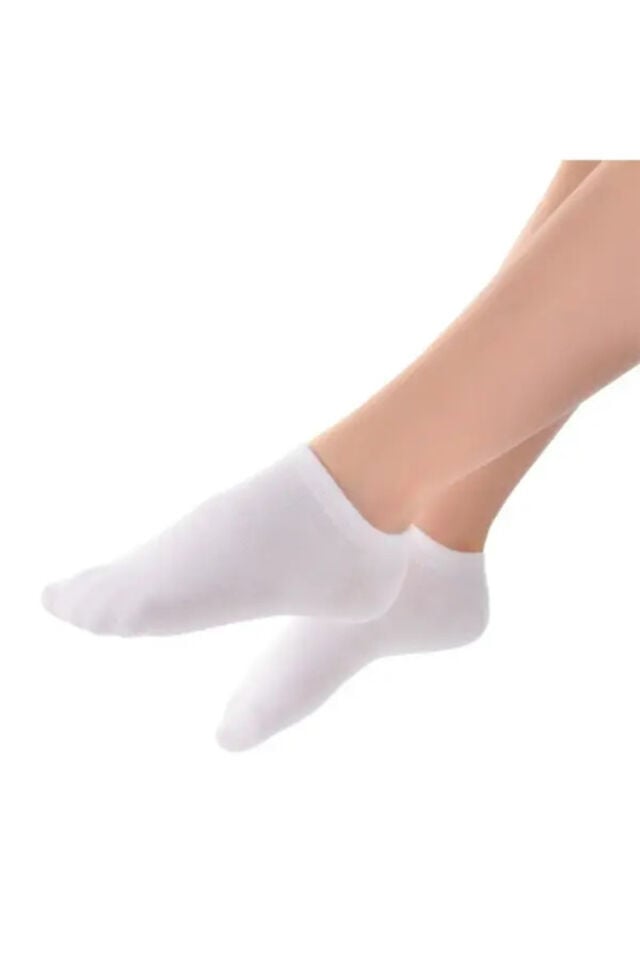 6 Adet Kokulu Dikişsiz Soft Patik Çorap Beyaz - 36-38
