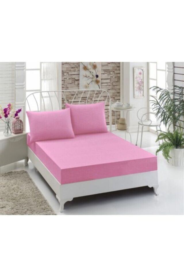 Lastikli çarşaf Pembe