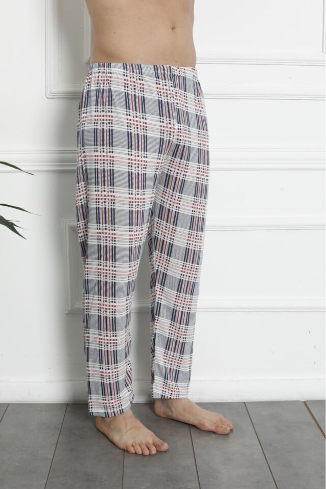 Erkek Pamuklu Pijama Altı 206 Kırmızı - M