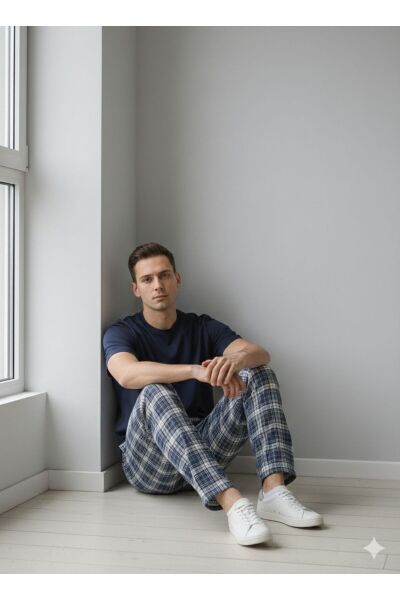 Erkek Pamuklu Pijama Altı