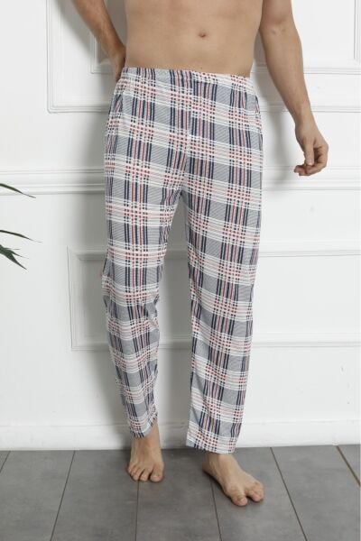 Erkek Pamuklu Pijama Altı 206 Kırmızı - XL