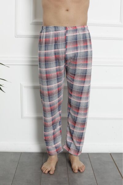 Erkek Pamuklu Pijama Altı 207 Kırmızı - 2XL