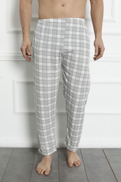 Erkek Pamuklu Pijama Altı 212 Beyaz - 2XL